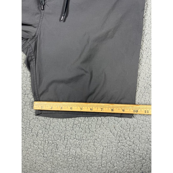 Patagonia Shorts Mens 31 Gray Nylon Stretch Hiking Travel Drawstring Zip Pocket - Picture 14 of 15